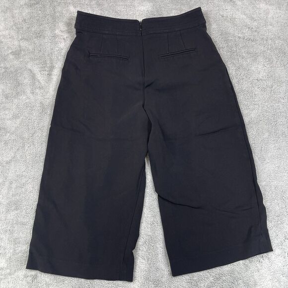 A.L.C. Crop Pants Womens 6 High Waist Buckles Pleated Back Zip - Picture 7 of 14